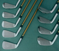 Collectors Set of 9 x Mizuno Grand Monarch XA Irons 3-SW Stiff Graphite Shafts