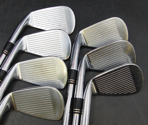 Set of 7 x TaylorMade rac TP Forged Irons 4-PW Stiff Steel Shafts Saplize Grips