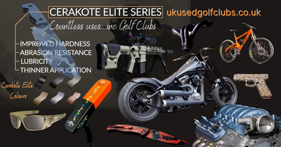 What is 'Cerakote' and why is it becoming popular for golf club refurbishment and customization? (Updated)