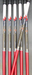 Set of 6 x TaylorMade Burner Japanese Issue Irons 5-PW Stiff Graphite Shafts