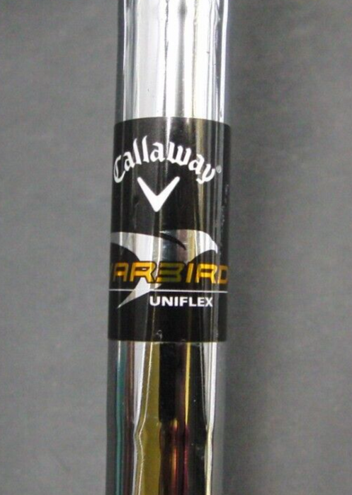 Set of 7 x Callaway Warbird Irons 5-SW Uniflex Steel Shafts Callaway Grips