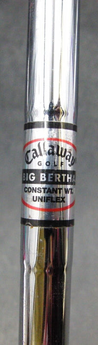 Callaway Big Bertha 10 Iron Uniflex Steel Shaft Callaway Grip