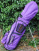 5 Division Rosasen Purple Cart Carry Golf Club Stand Bag (Stitched Pocket)