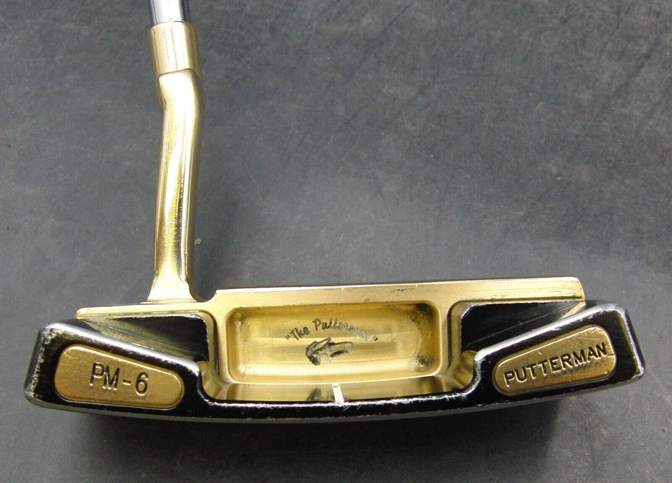 The Putterman PM-6 CNC Milled Putter 86cm Playing Length Steel Shaft PSYKO Grip