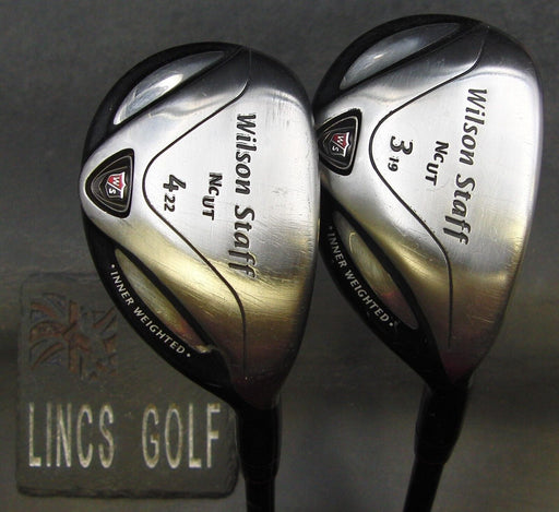 Set of 2 Wilson Staff NC UT 3 & 4 Hybrids Regular Graphite Shafts