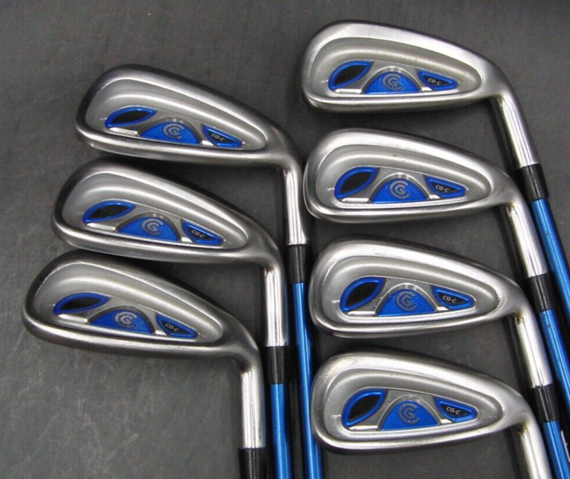 Set of 7 x Cleveland CG-C Irons 5-SW Regular Graphite Shafts Mixed Grips