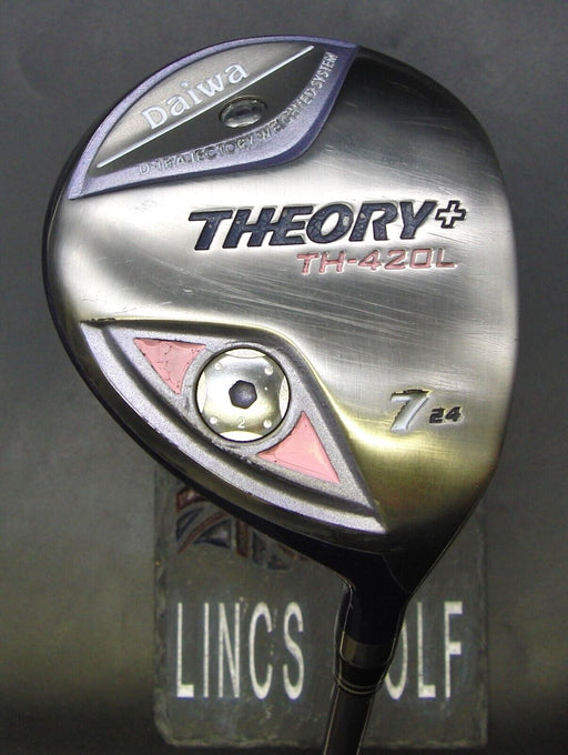 Ladies Daiwa Theory+ TH-420L 24° 7 Wood Ladies Graphite Shaft Daiwa Grip