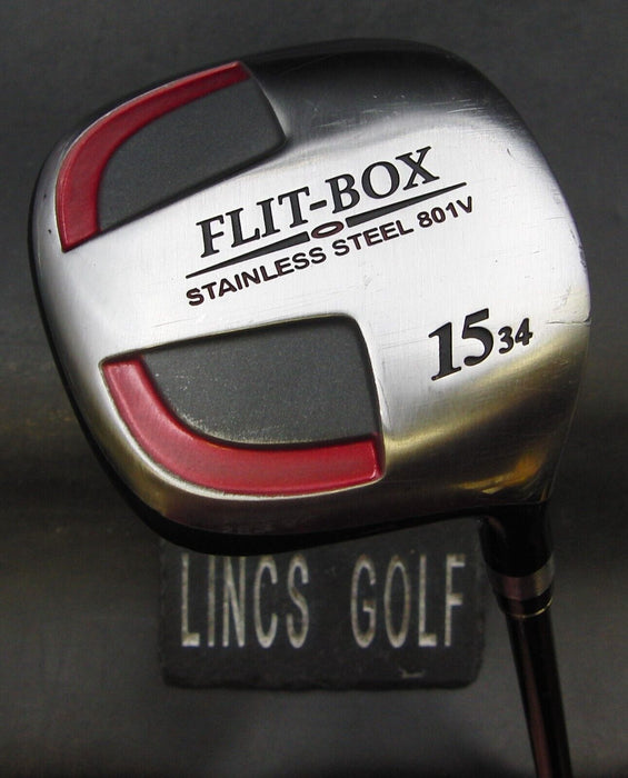 Flit Box 801V 34° 15 Wood Stiff Graphite Shaft X-Power Grip