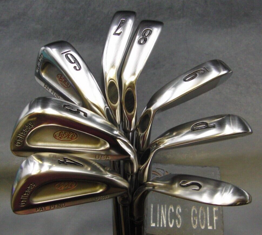 Polished Set of 8 x Callaway S2H2 Pat Pend USA Irons 4-SW Regular Steel Shafts