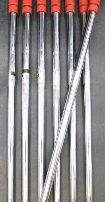 Set of 7 x Callaway Legacy Irons 4-PW Stiff Steel Shafts No1 Grips