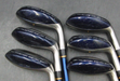 Set of 6 x Spalding High Ball Irons 5-PW Stiff Graphite Shafts No1 Grips