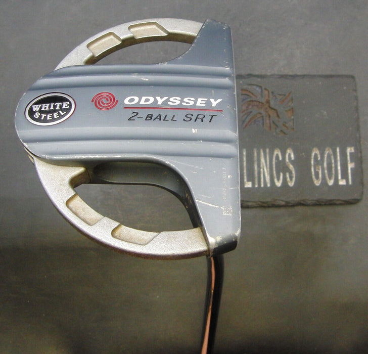 Odyssey White Steel 2-Ball SRT Putter 87.5cm Playing Length Steel Shaft*