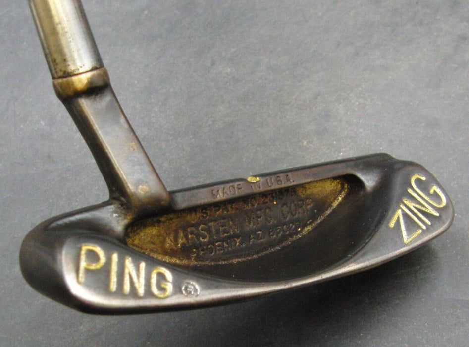 Blackened Ping Zing Putter 92cm Playing Length Steel Shaft Acer Grip