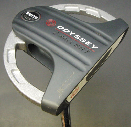 Odyssey White Steel 2-Ball SRT Putter Steel Shaft 87cm Length Psyko Grip