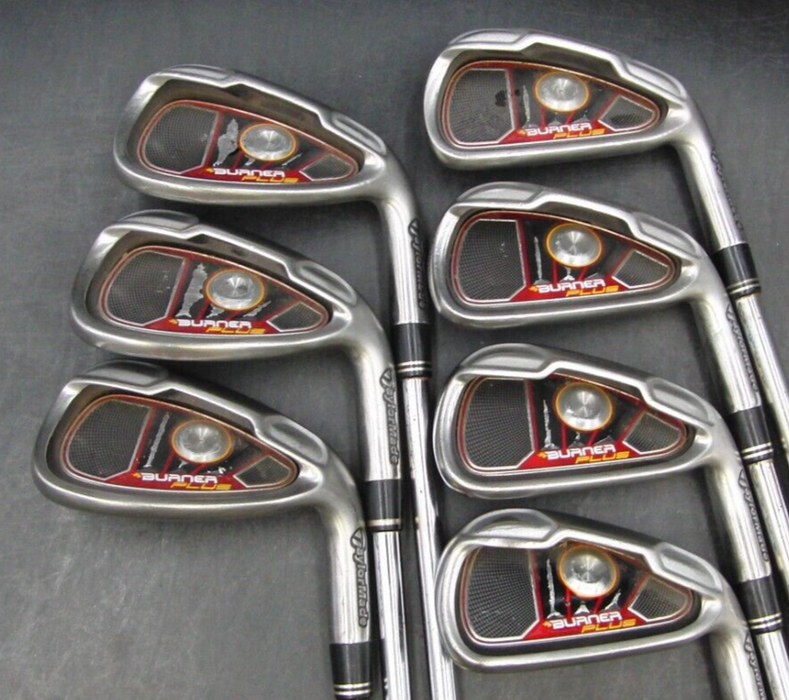 Set of 7x TaylorMade Burner Plus Irons 4-PW Regular Steel Shafts