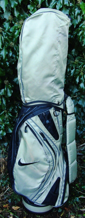 6 Division Nike Cream/Black Carry Trolley Cart Golf Clubs Bag*