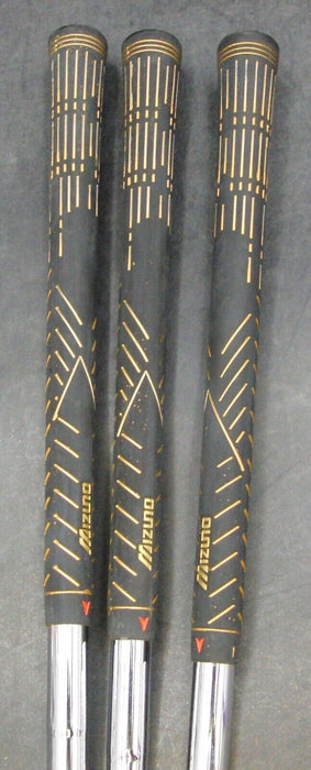 Set of 3 Mizuno Since 1906 Center Flag Driver & 3+4 Woods Regular Steel Shafts