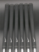 Set of 6 x Nike Slingshot Irons 5-PW Uniflex Steel Shafts Nike Grips*