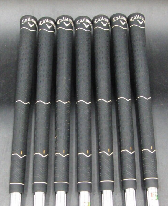 Set of 7 x Callaway RAZR XF Forged Irons 5-SW Stiff Steel Shafts Callaway Grips*
