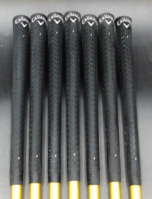 Set of 7 x Callaway Warbird Irons 5-SW Regular Graphite Shafts Callaway Grips