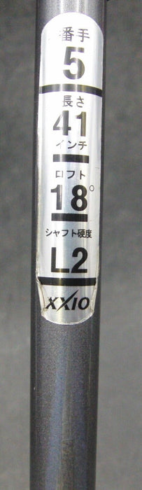 Ladies XXIO Impact Power Matching 18° 5 Wood Ladies Graphite Shaft XXIO Grip