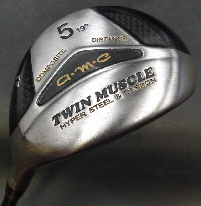 Amc Twin Muscle 19° 5 Wood Stiff Graphite Shaft Pride Grip