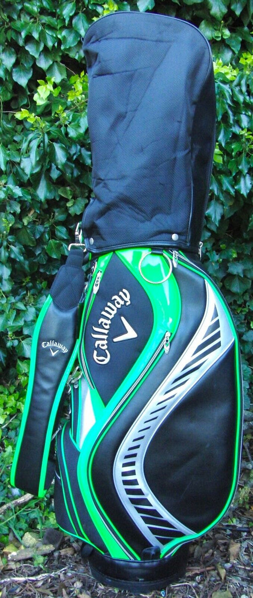5 Division Callaway Green & Black Golf Cart Carry Golf Clubs Bag