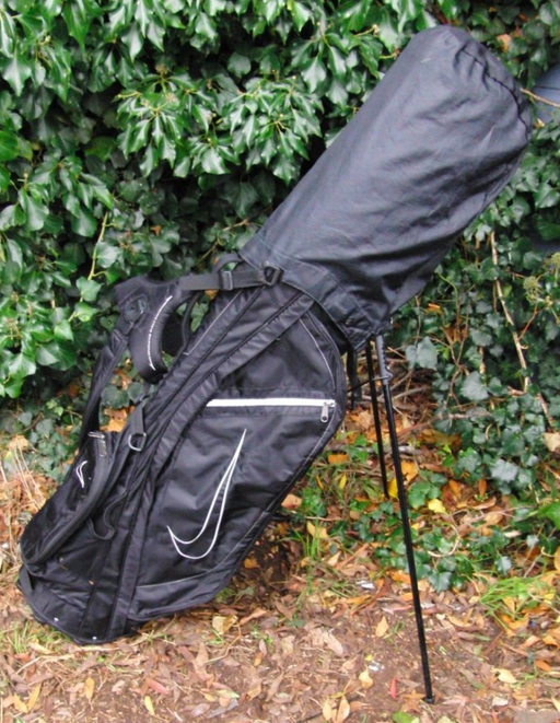 6 Division Nike With Revolving Strap System Trolley Carry Stand Golf Clubs Bag*