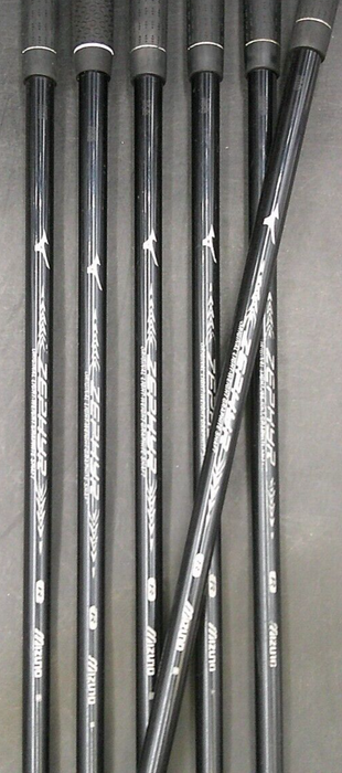 Set of 6 x Mizuno Zephyr Irons 5-PW Regular Graphite Shafts Mixed Grips