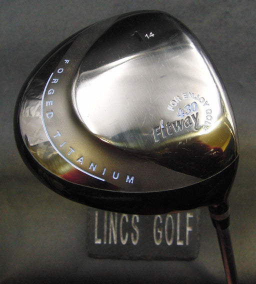 Ladies FitWay 430 Forged Titanium 14° Driver Ladies Graphite Shaft Fitway Grip