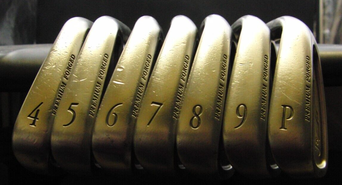 RAW Set of 7 x Bridgestone J36 Forged Irons 4-PW Stiff Steel Shafts