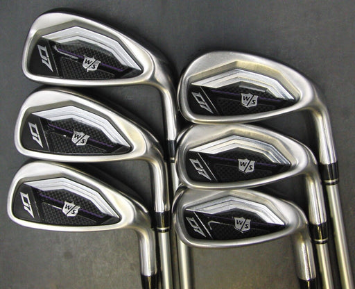 Ladies Set of 6 Wilson D7 Irons 6-SW Ladies Graphite Shafts W/S Grips*