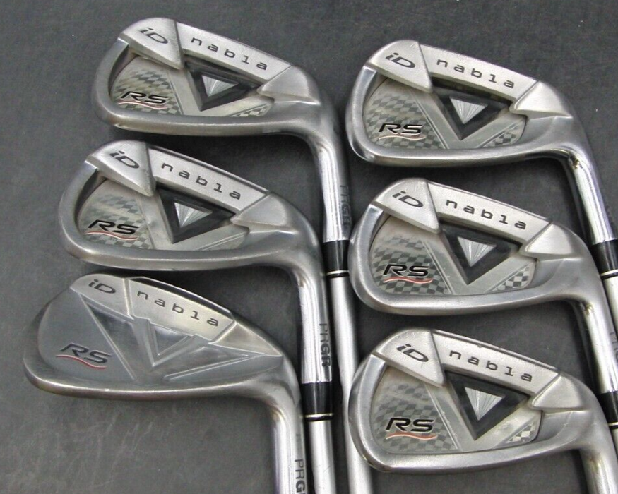 Set of 6 x PRGR Nabla RS Irons 5-PW Regular Graphite Shafts PRGR Grips