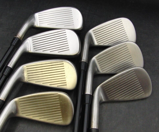 Set of 7 x Cleveland HB3 Irons 4-PW Regular Graphite Shafts Mixed Grips