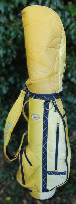 6 Division Paradiso Yellow Carry Trolley Cart Golf Clubs Bag