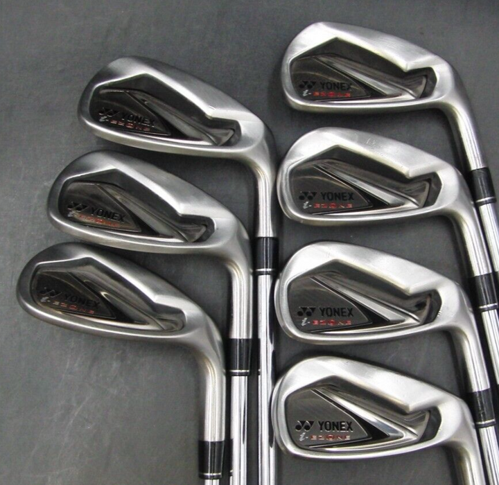 Set of 7 x Yonex i-Ezone Irons 5-SW Stiff Steel Shafts Yonex Grips*