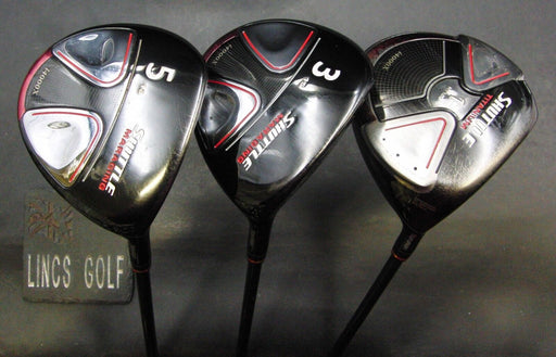 Set of 3 Maruman Shuttle i4000x Driver & 3+5 Woods Regular Graphite Shafts