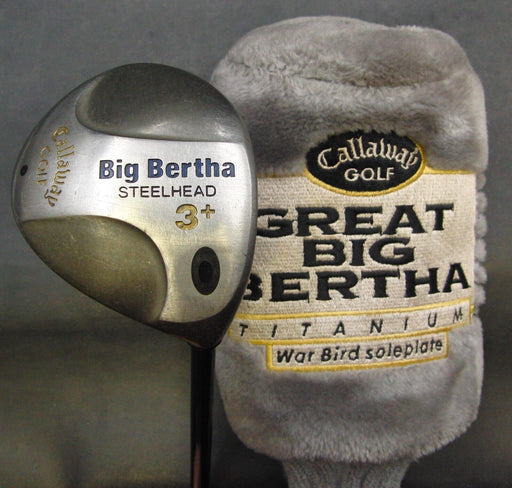 Callaway Big Bertha Steelhead 3+ Wood Stiff Graphite Shaft Grip Rite Grip + HC