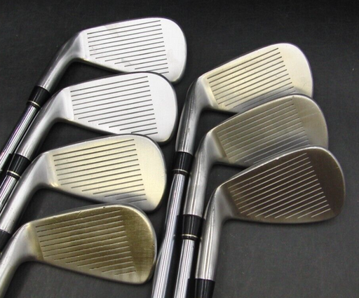 Set of 7 x TaylorMade 320 Irons 4-PW Stiff Steel Shafts Mixed Grips