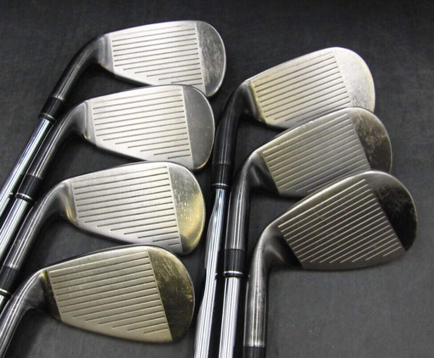 Set of 7 x TaylorMade M2 Tour Irons 5-SW Stiff Steel Shafts Golf Pride Grips