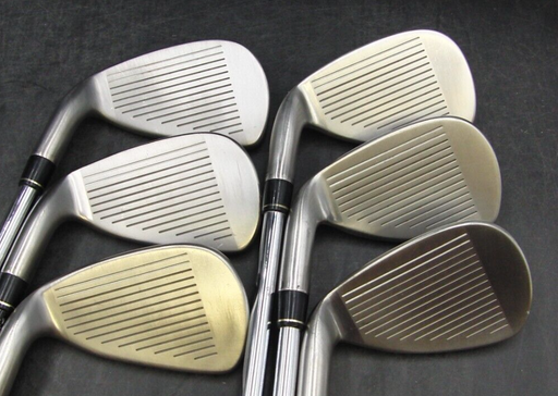 Set of 6 x TaylorMade XR-05 Titanium Irons 5-PW Stiff Steel Shafts Mixed Grips