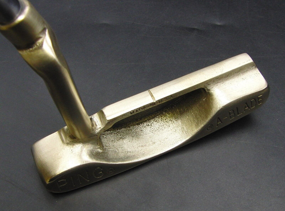 Refinished Ping A-Blade Putter 88.5cm Playing Length Steel Shaft PSYKO Grip