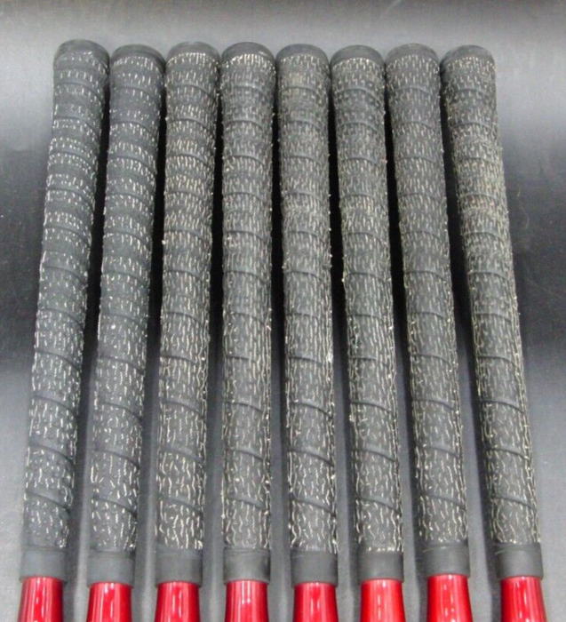 Set of 8 x TaylorMade Supersteel Burner Irons 3-PW Stiff Graphite Shafts