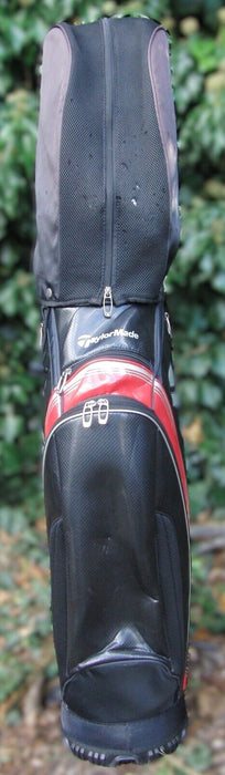 5 Division TaylorMade Black Carry Trolley Cart Golf Clubs Bag*