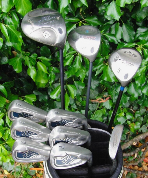 Set of XXIO Impact Power Matching 5-PW+ Callaway Driver+ 3 Wood+ 5 Wood+ Putter