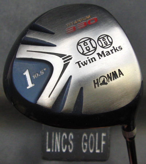 Honma Twin Marks 330 10.5° Driver Stiff Graphite Shaft Golf Pride Grip