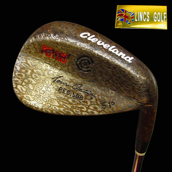 RAW Custom Milled Leopard Pattern Cleveland Tour Action PSYKO 51° Gap Wedge