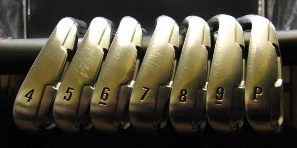 Set of 7 x Nike Vrs Forged Irons 4-PW Stiff Steel Shafts PSYKO Grips*