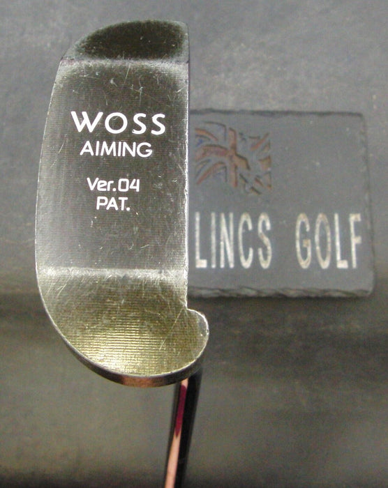 Woss Aiming VER.04 PAT. Putter 90cm Playing Length Steel Shaft Flat Cat Grip