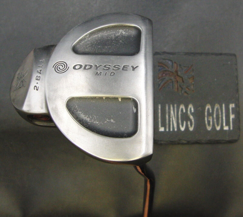 Odyssey Mid DFX 2-Ball Belly Putter 91cm Playing Length Steel Shaft